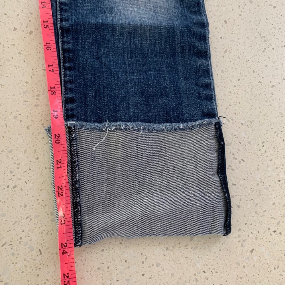 KUT from the Kloth Catherine Boyfriend Distressed Jeans‎ Medium Wash Size 8 - Picture 4 of 7